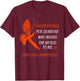 Limb Loss Awareness Month Limb difference Awareness T-Shirt - T-Shirt | Maroon