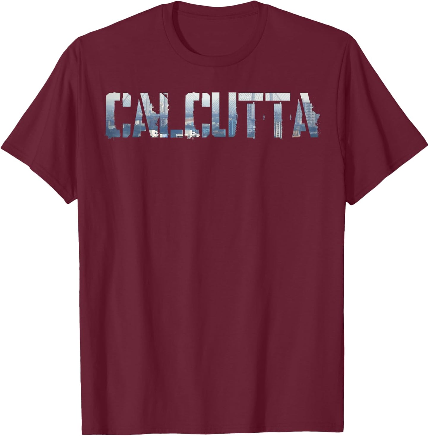Calcutta City India souvenir gift women T-Shirt - T-Shirt | Maroon
