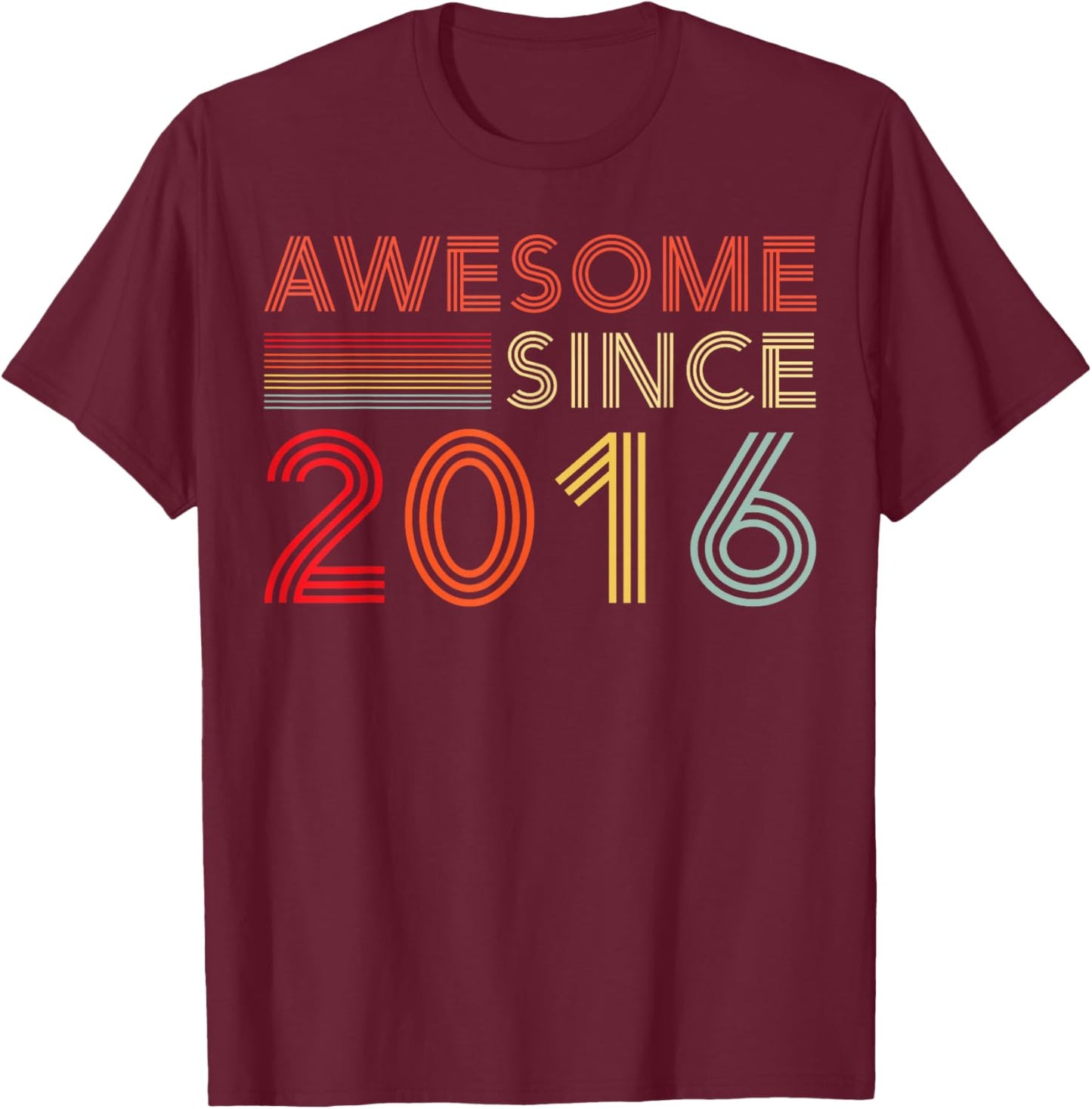 Eight 9yr Bday Son Boy Funny 2016 9th 9 Year Old Birthday T-Shirt - T-Shirt | Maroon