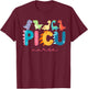 PICU Pediatric Nurse Dinosaurs PICU Squad Nurse Appreciation T-Shirt - T-Shirt | Maroon
