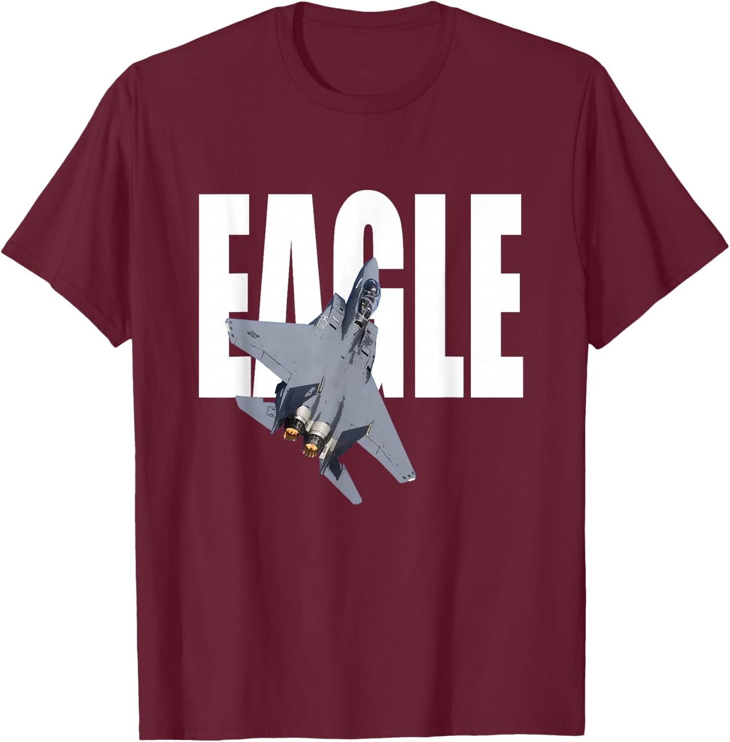 F-15 Eagle F15 Fighter Plane T-Shirt - T-Shirt | Maroon