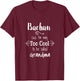 Unique Christmas Birthday Mother's Day Gifts Shop Too Cool Bachan Japan Japanese Grandma T-Shirt - T-Shirt | Maroon