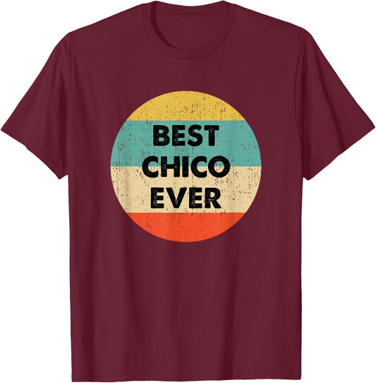 Chico Name Shirts & Gifts -Adults, -Kids Personalized Name Black Small Short Sleeve Classic Fit T-Shirt - T-Shirt | Maroon