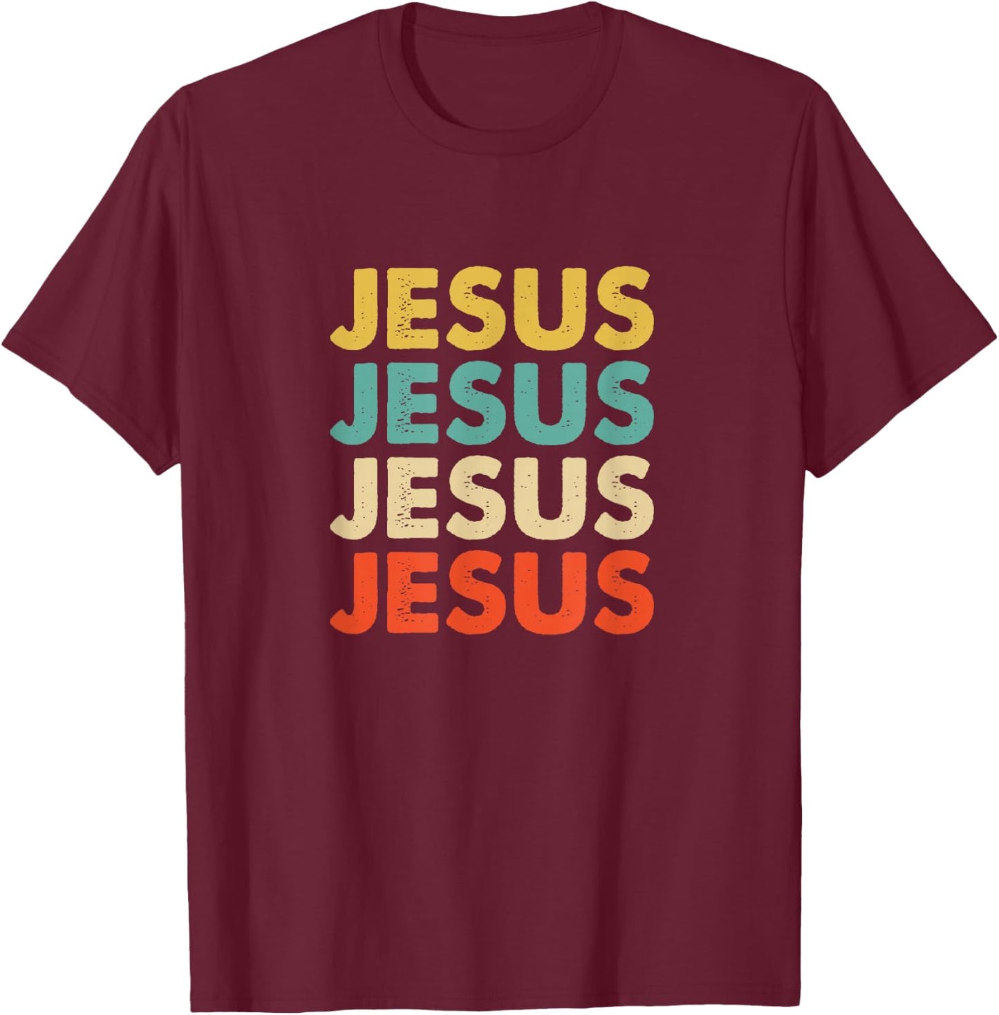 Jesus Name T-Shirt - T-Shirt | Maroon