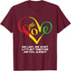 One African Love Heart Black History Month Cool BLM Melanin T-Shirt - T-Shirt | Maroon