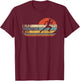 I Run Therefore I am | Track and Field Runner | Running T-Shirt - T-Shirt | Maroon