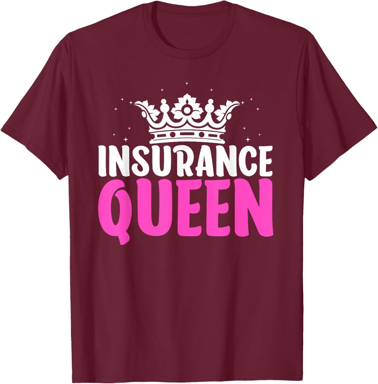 Cool Insurance Agent Art Mom Life Insurance Agent T-Shirt - T-Shirt | Maroon