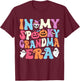 In My Spooky Grandma Era Halloween Groovy Grandma Halloween T-Shirt - T-Shirt | Maroon