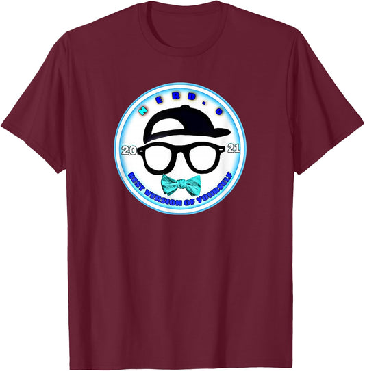 Nerd Version 2 T-Shirt - T-Shirt | Maroon