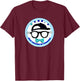 Nerd Version 2 T-Shirt - T-Shirt | Maroon