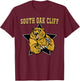 South Oak Cliff Bears High School Team Spirit T-Shirt - T-Shirt | Maroon