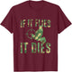 If It Flies It Dies Camouflage Dove Hunting Dove Hunter T-Shirt - T-Shirt | Maroon