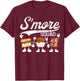Smore Squad Camping Campfire Chocolate Marshmallow S'Mores T-Shirt - T-Shirt | Maroon