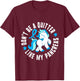 Don't Be A Quitter Like My Pancreas Diabetes T1 Awareness Cu T-Shirt - T-Shirt | Maroon