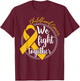 We Fight Together Childhood Cancer Awareness Family Matching T-Shirt - T-Shirt | Maroon
