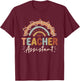 Teacher Assistant Rainbow Back to School Student Teachers Women Girls Kids T-Shirt - T-Shirt | Maroon