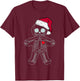 X-Ray Gingerbread Man Skeleton Christmas Nurse Xray Tech T-Shirt - T-Shirt | Maroon