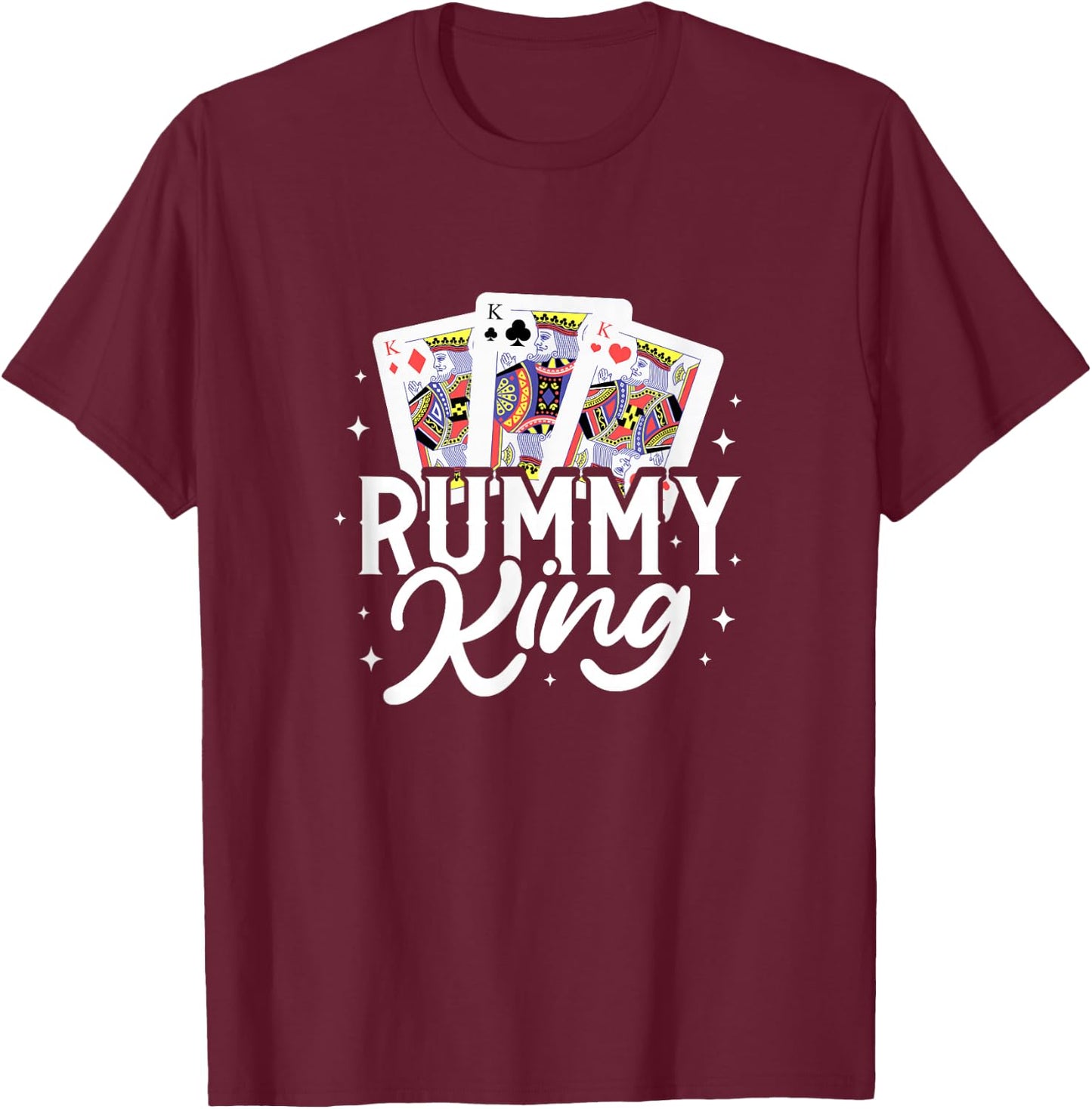 Rummy king T-Shirt - T-Shirt | Maroon