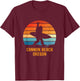 Cannon Beach - Oregon Sasquatch Souvenir Women Kids T-Shirt - T-Shirt | Maroon