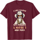 Poodle Dad - Poodle Gamer Outfit & Poodle Gaming T-Shirt - T-Shirt | Maroon