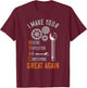 HVAC Technician HVAC Tech I Make Your HVAC Clean Again T-Shirt - T-Shirt | Maroon