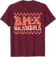 BMX Grandma Bike Bicycle Stunt Racing Cyclist Nana Gift T-Shirt - T-Shirt | Maroon