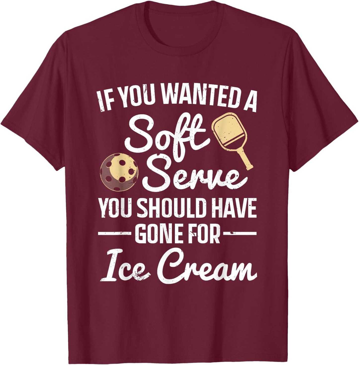 Cute Pickleball Women Pickleball Tournament Sport T-Shirt - T-Shirt | Maroon