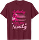 Nobody Fights Alone In This Family Pink Breast Cancer T-Shirt - T-Shirt | Maroon