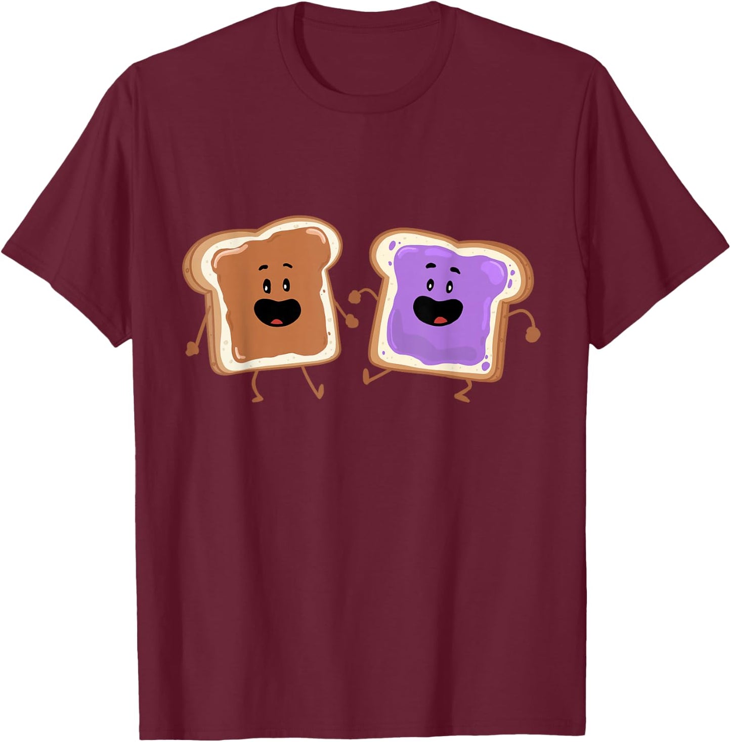 Peanut Butter and Jelly T-Shirt - T-Shirt | Maroon