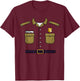 Forest Park Ranger Easy Lazy Funny Halloween Costume Cosplay T-Shirt - T-Shirt | Maroon