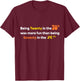 Being Twenty in the '70s Was Much More Fun Than T-Shirt - T-Shirt | Maroon