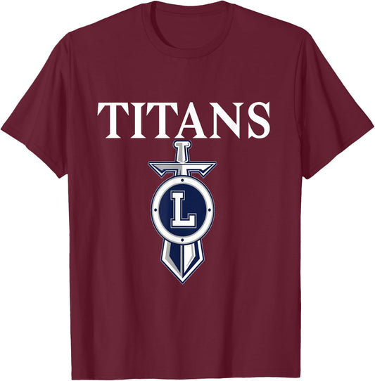 Titans Sports, Football, Baseball, Basketball. T sword T-Shirt - T-Shirt | Maroon