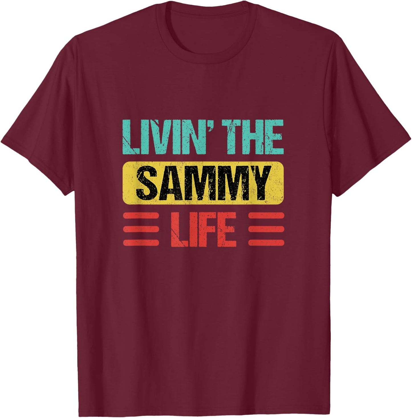 Sammy Name T-Shirt - T-Shirt | Maroon