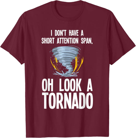Retro Vintage Storm Chaser Meteorologist Storm Chasing T-Shirt - T-Shirt | Maroon