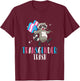 Transgender Trash Raccoon Opossum Funny LGBTQ Trans Pride T-Shirt - T-Shirt | Maroon