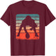 American Football Snap Pose T-Shirt - T-Shirt | Maroon