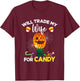 Will Trade My Wife for Candy Swinger UpsideDown Pineapple T-Shirt - T-Shirt | Maroon