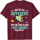 Teacher We All Different But in This Class We Swim Together T-Shirt - T-Shirt | Maroon