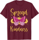 Be Kind Spread Kindness Summer Girls T-Shirt - T-Shirt | Maroon