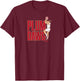 Kelsey Plum: Plum Dawg - Las Vegas Basketball T-Shirt - T-Shirt | Maroon