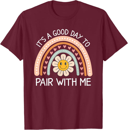 ABA Therapy Therapist to Pair with Me Behavioral Analyst T-Shirt - T-Shirt | Maroon