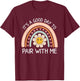 ABA Therapy Therapist to Pair with Me Behavioral Analyst T-Shirt - T-Shirt | Maroon