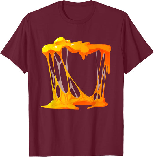 Cheese Costume Swiss Gouda Brie Cheddar Cheesy Halloween T-Shirt - T-Shirt | Maroon