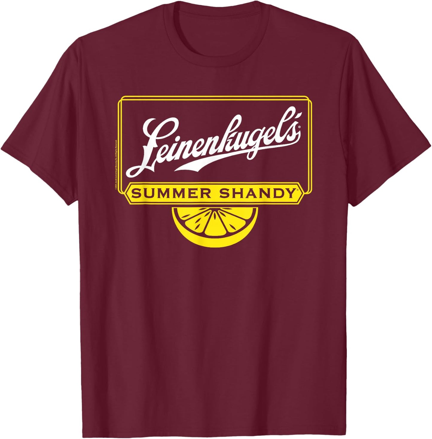 Leinenkugels - Summer Shandy T-Shirt - T-Shirt | Maroon