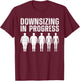 Funny Gastric Sleeve Design Women Weight Loss Lover T-Shirt - T-Shirt | Maroon