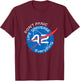 The 42 Answer to Life The Universe and Everything T-Shirt - T-Shirt | Maroon
