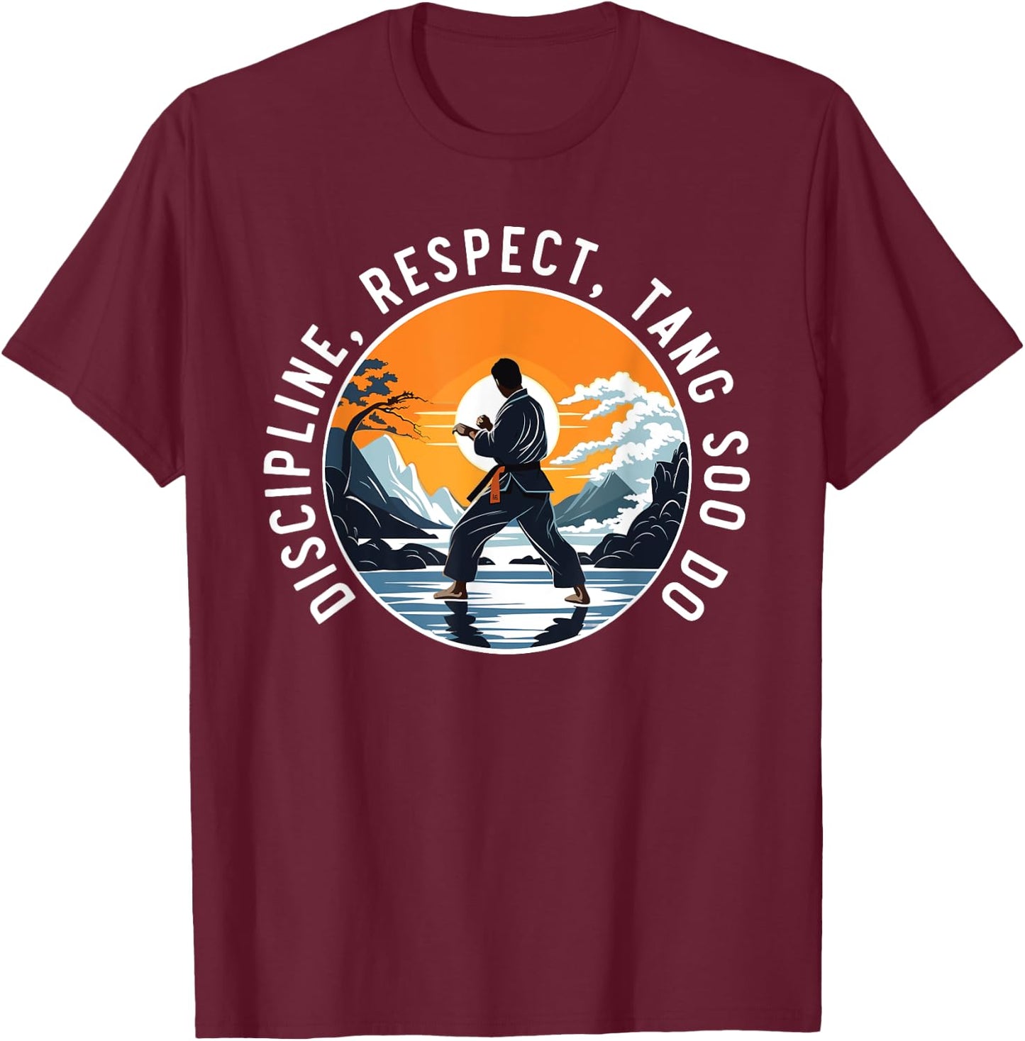 Tang Soo Do Korean Karate Martial Arts Martial Artist T-Shirt - T-Shirt | Maroon