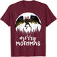Christmas Mothman Merry Mothmas Creepy Folklore Cryptid Xmas T-Shirt - T-Shirt | Maroon