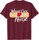 Cute Wound Care Nurse Heart T-Shirt - T-Shirt | Maroon