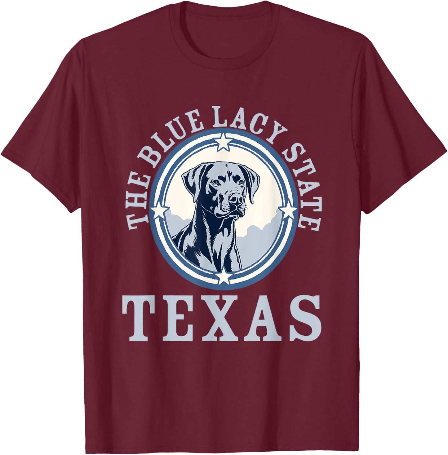 Texas Pride State Dog Blue Lacy Hunting Dog Love Women T-Shirt - T-Shirt | Maroon